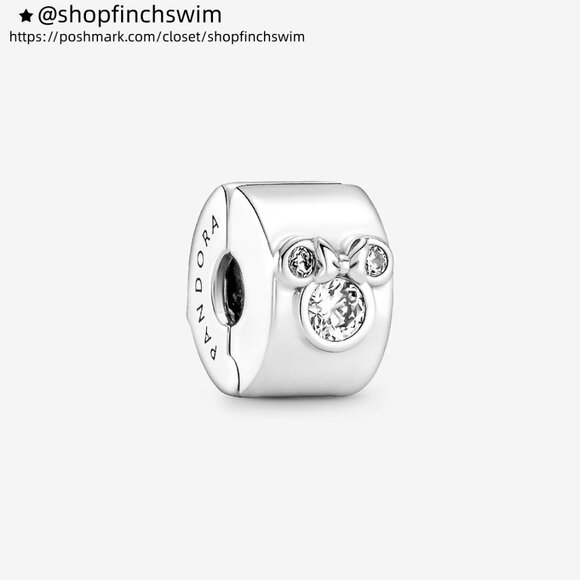 Pandora Disney Mickey Mouse & Minnie Mouse Clip Charm - Picture 1 of 4
